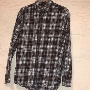 Button down brown flannel